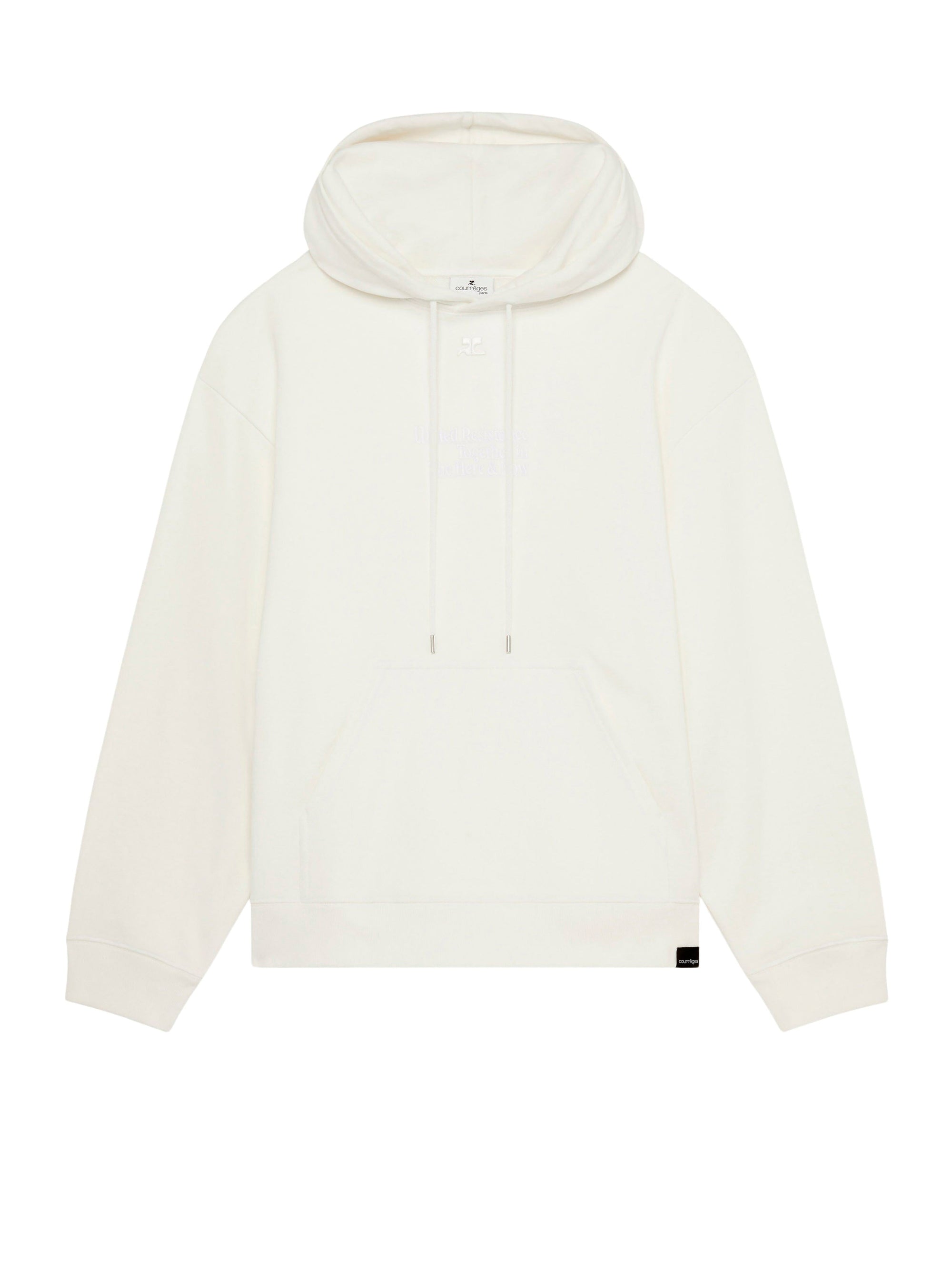 8pcs RELIQUAT 150€ / Hoodie polaire AC logo oversized - Heritage white