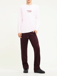 Pantalon tracksuit interlock - Burgundy