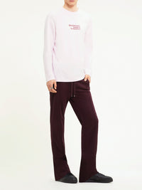 Pantalon tracksuit interlock - Burgundy