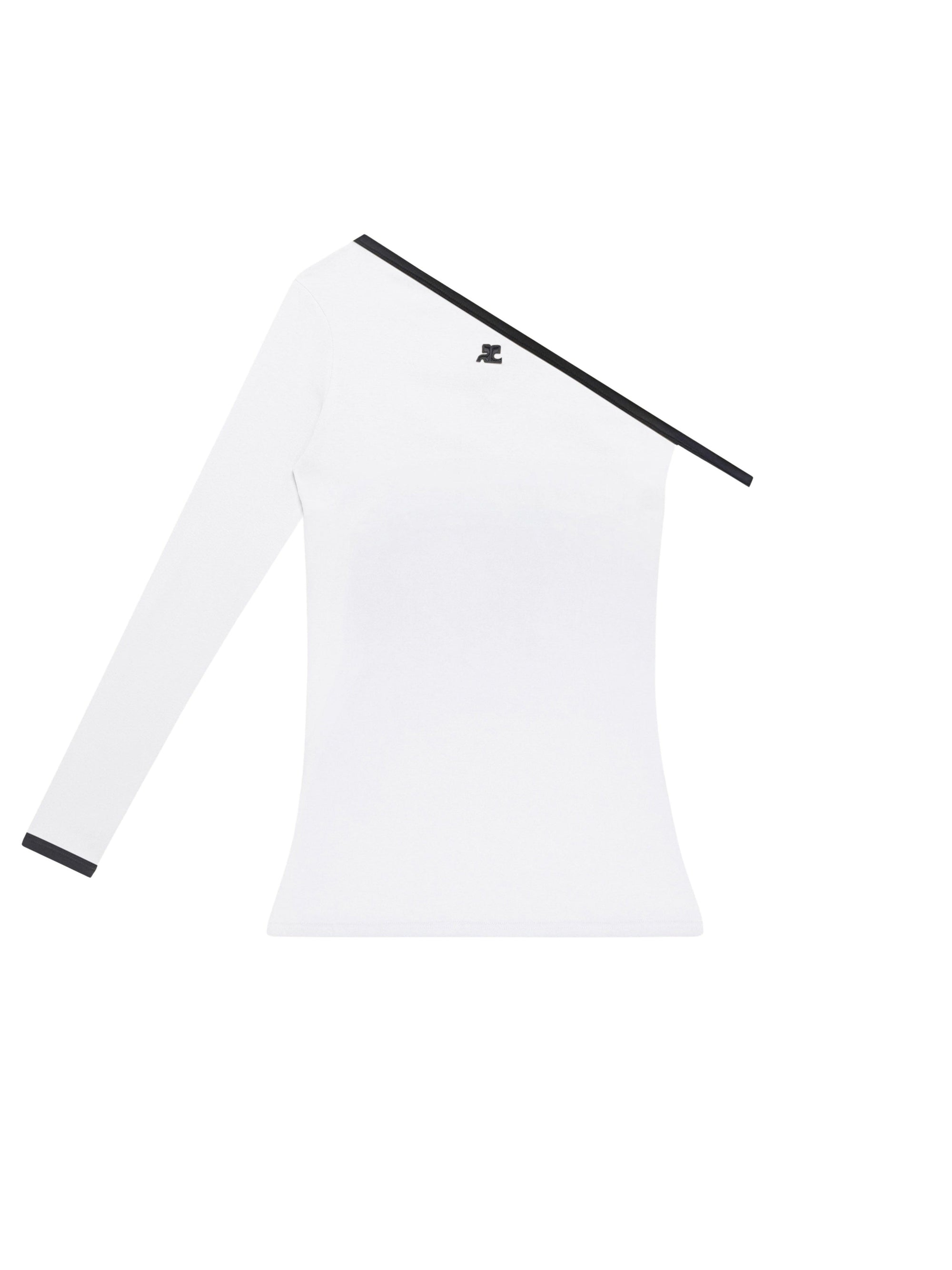 ONE-SHOULDER CONTRAST