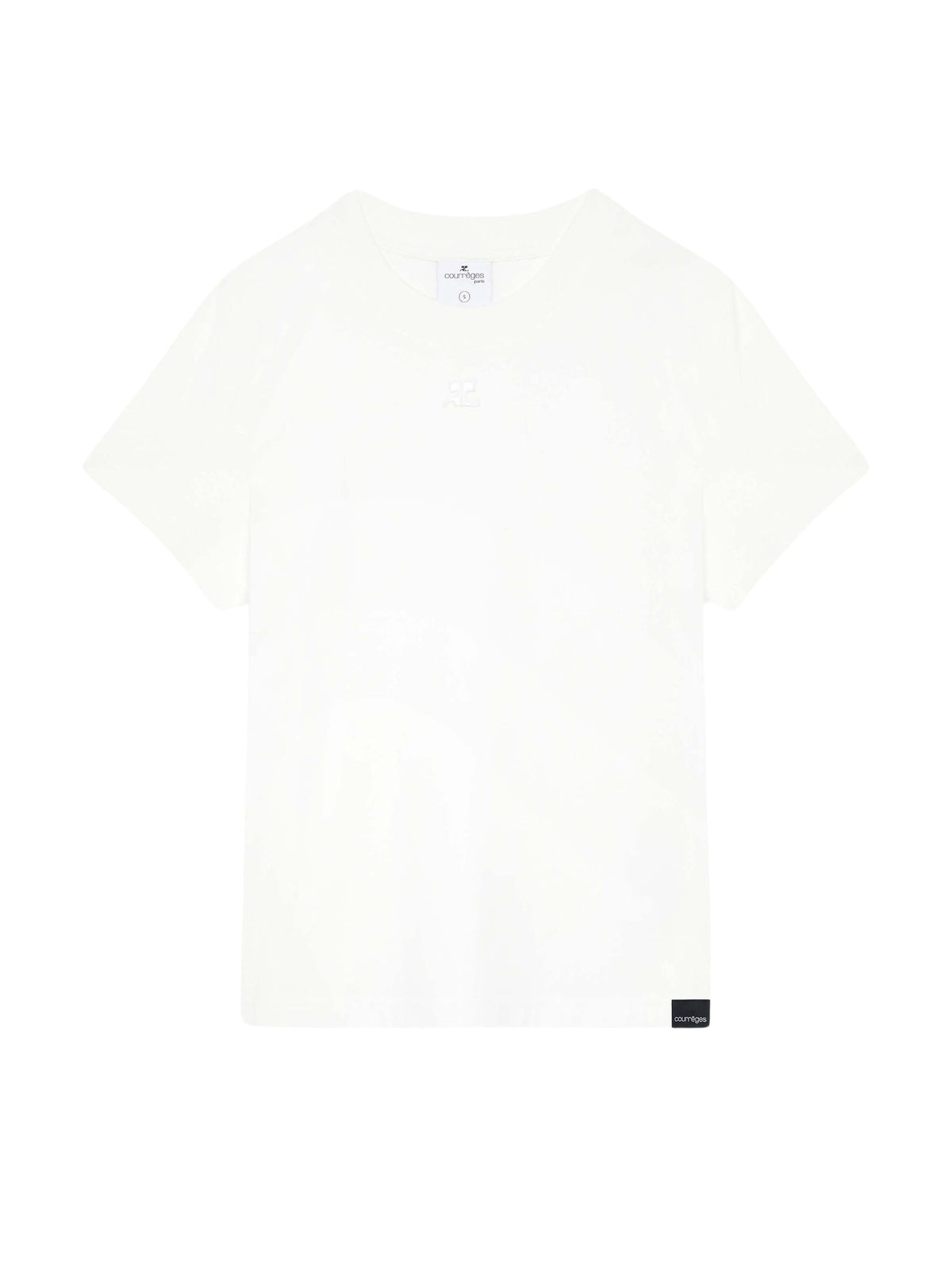 T-shirt AC logo droit à manches courtes - Heritage White
