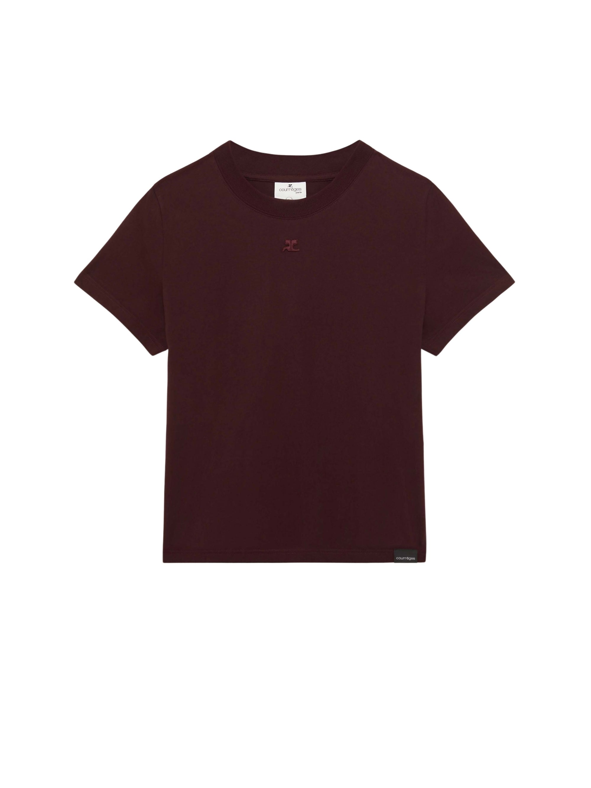 4pcs NEW / T-SHIRT CLASSIQUE AC  - Burgundy