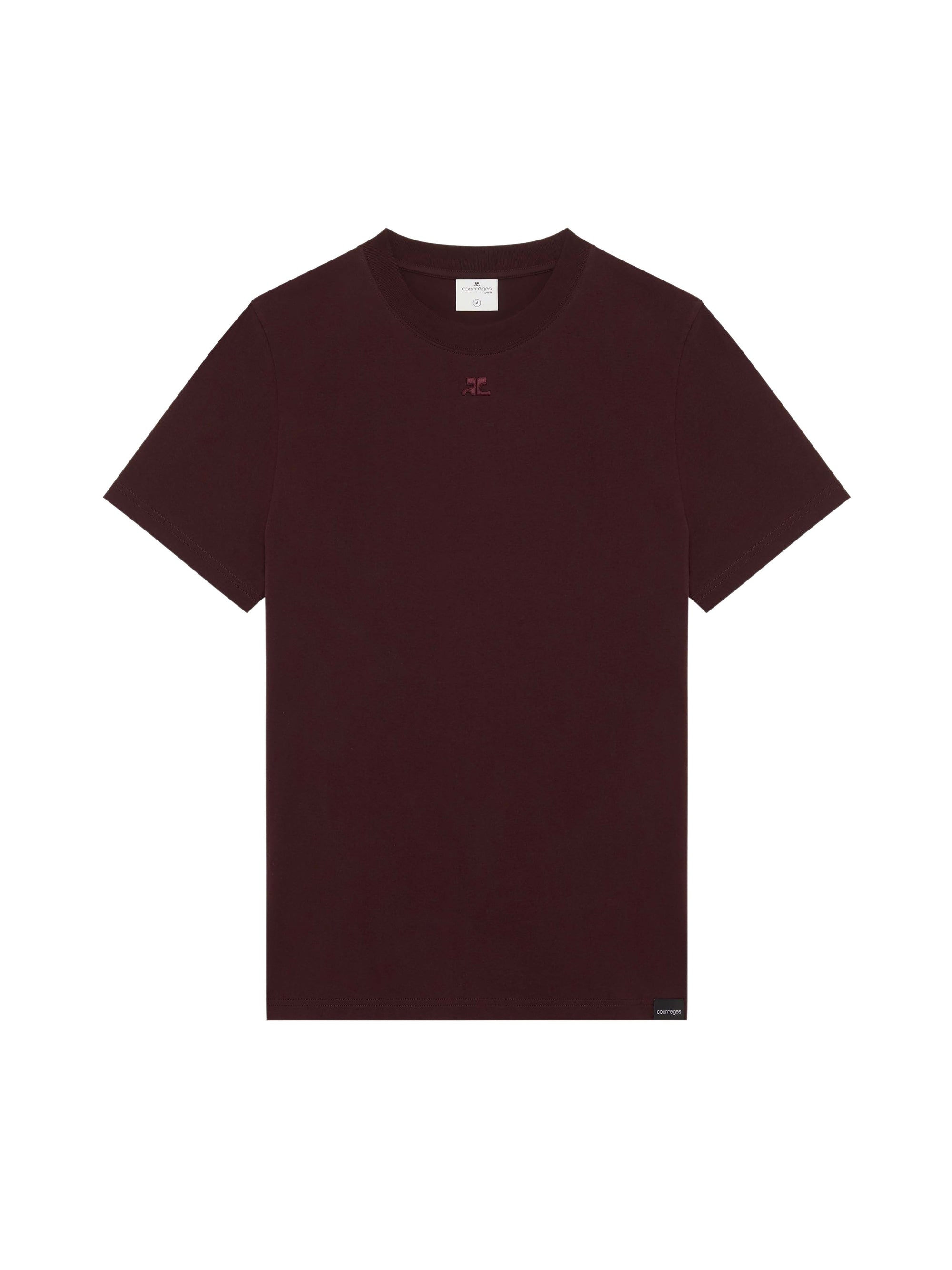 3pcs RELIQUAT 95€ / T-shirt droit AC logo straight - Burgundy