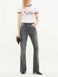 2pcs RELIQUAT 95€ / T-shirt contraste imprimé - Powder pink & Red