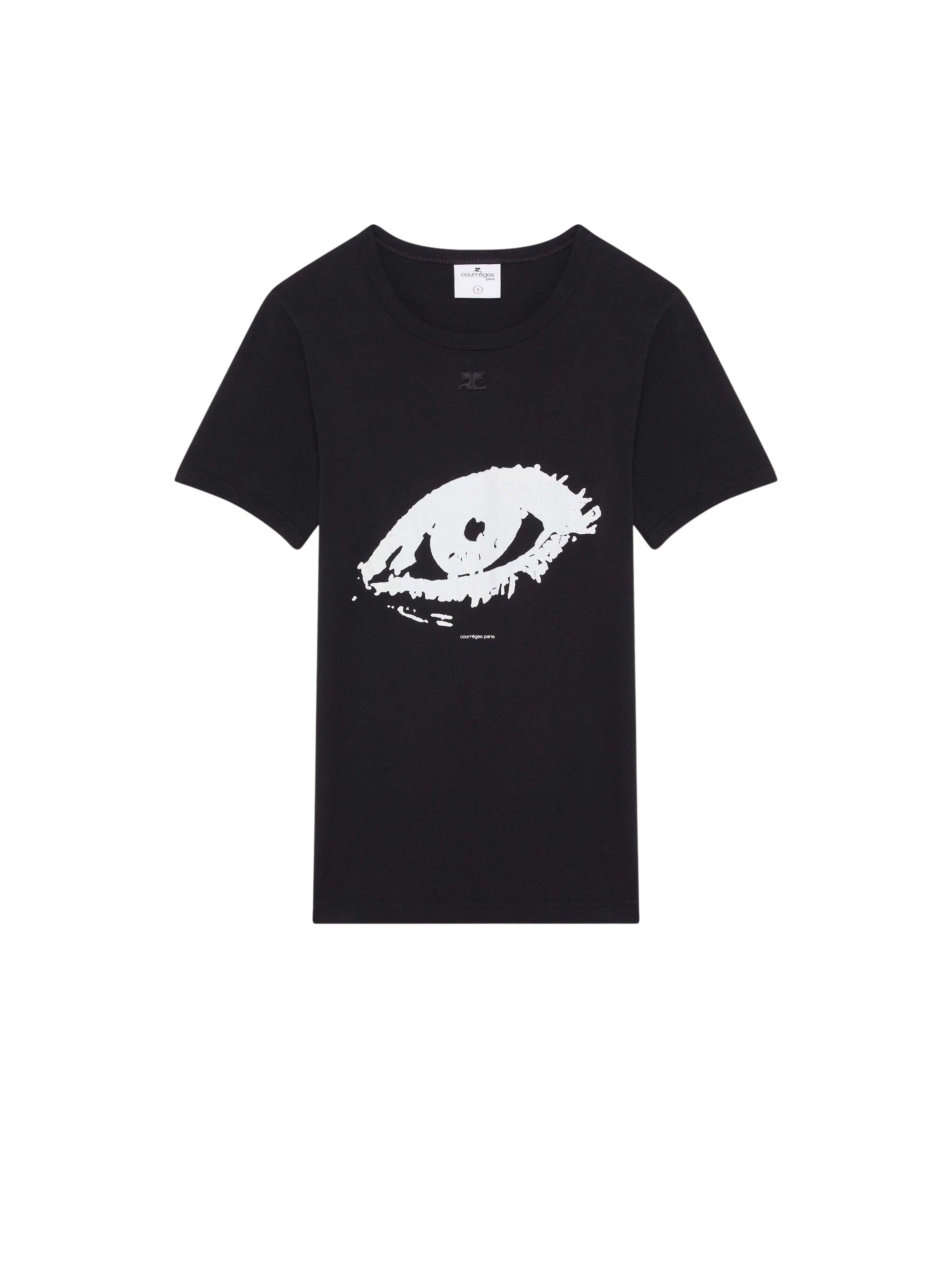 16pcs RELIQUAT 95€ / T-shirt contraste imprimé - Black