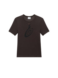 17pcs NEW / T-SHIRT IMPRIMÉ EN MESH  - Coffee