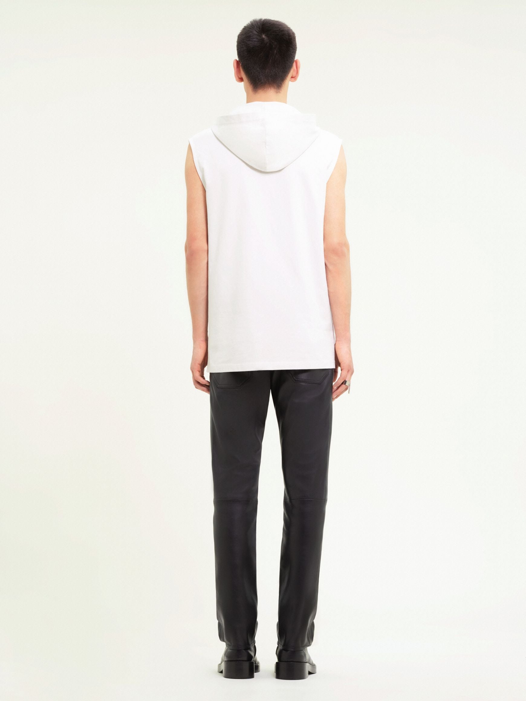 5pcs RELIQUAT 110€ / T-shirt imprimé sans manches à capuche - Black