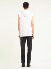 HOODED SLEEVELESS PRINT