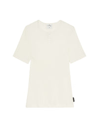 T-shirt Snaps 90's cotelé - Heritage White