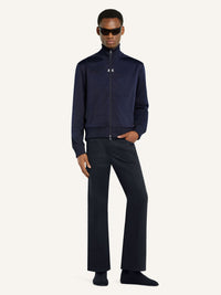 NAVY VESTE TRACKSUIT INTERLOCK