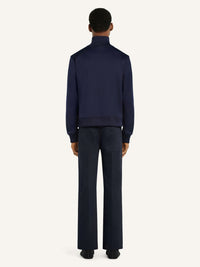 NAVY VESTE TRACKSUIT INTERLOCK