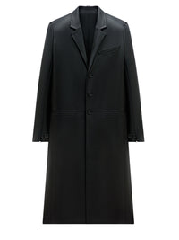 9pcs NEW / MANTEAU EN CUIR À MANCHES ZIPPÉES  - Black