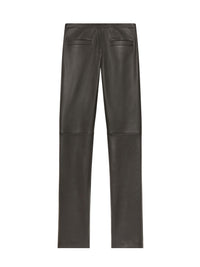 Vintage leather trouser suit - Black