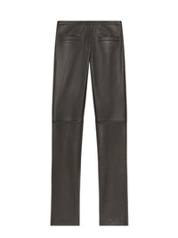 16pcs NEW / PANTALON TAILLEUR TUBE EN CUIR VINTAGE - Black