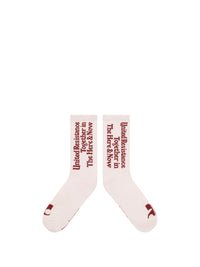 7pcs RELIQUAT 20€ / Chaussettes résistance unie - Powder pink & Groseille foncé