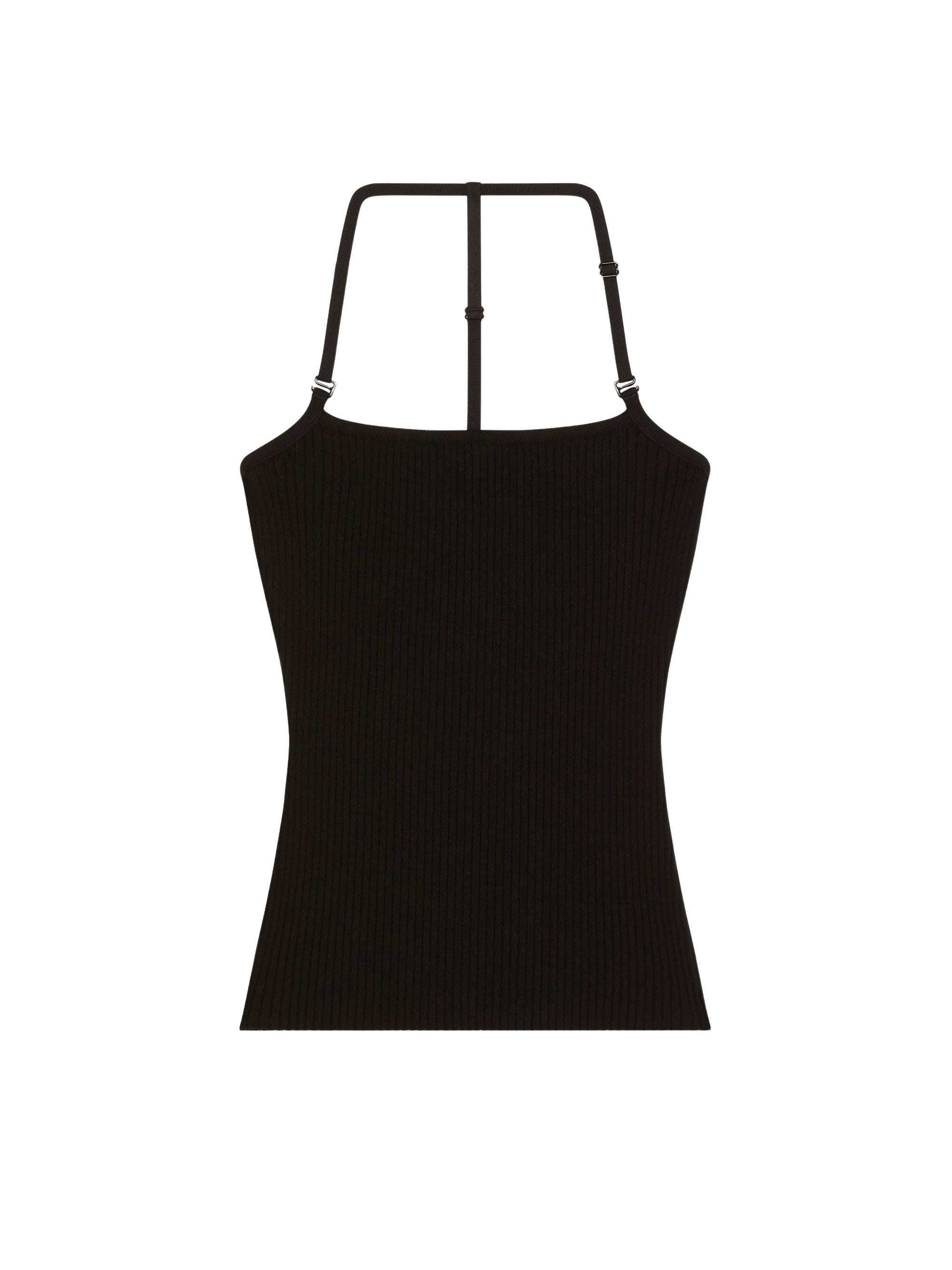 STRAP RIB KNIT