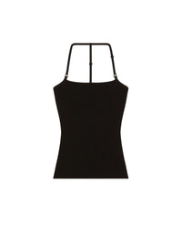 121pcs NEW / DÉBARDEUR EN MAILLE À BRETELLES - Black