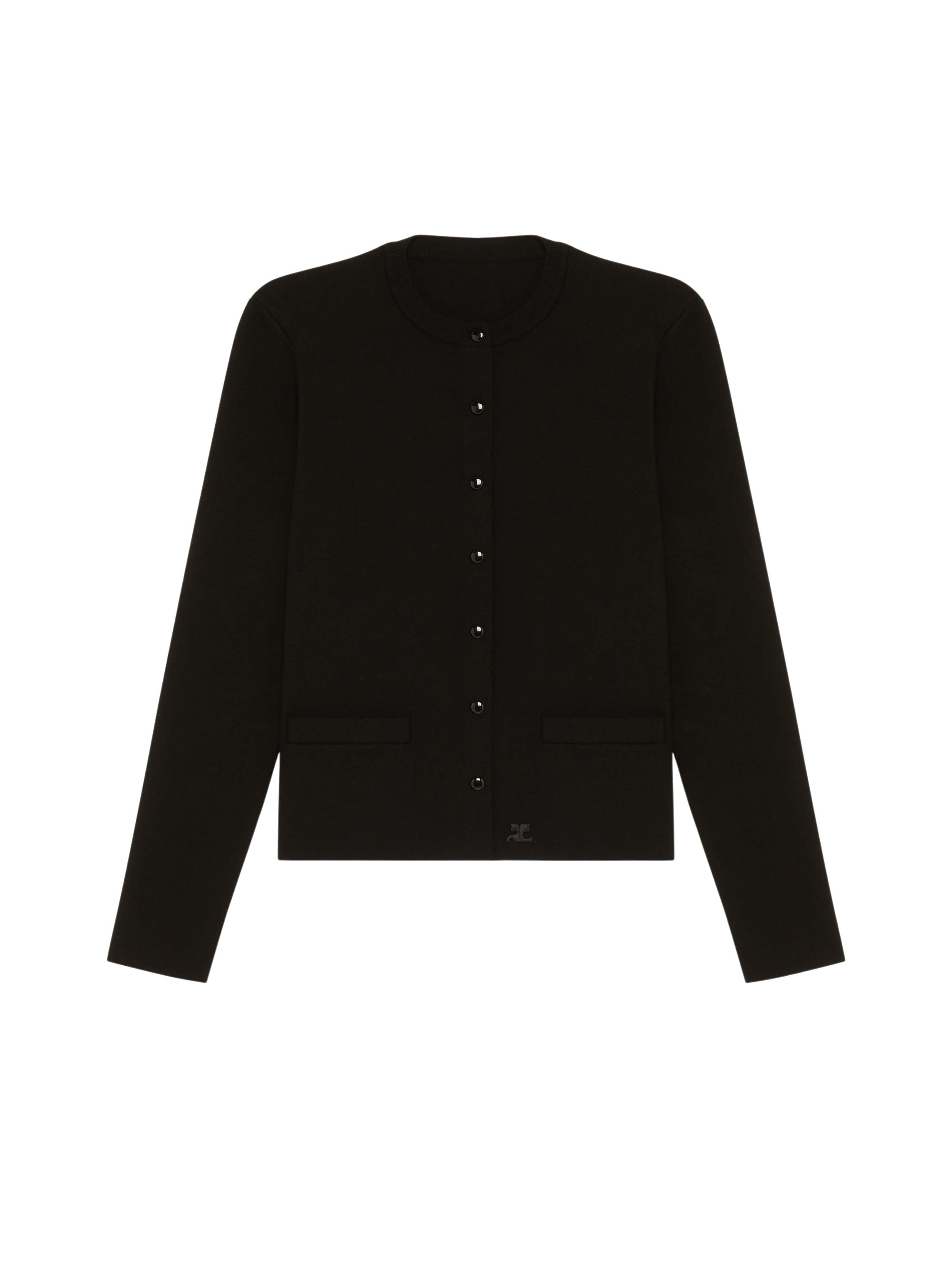 1pcs NEW / CARDIGAN EN MAILLE  - Black