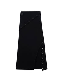 7pcs RELIQUAT 250€ / Jupe en maille côtelé multistyling - Black
