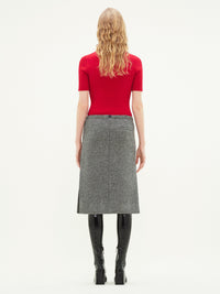 2pcs NEW / POLO EN MAILLE AC  - Groseille foncé