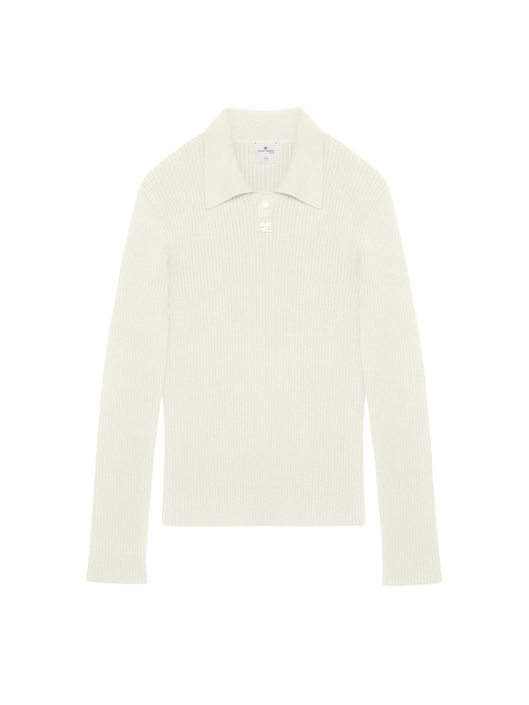 3pcs NEW / POLO EN MAILLE AC  - Heritage white
