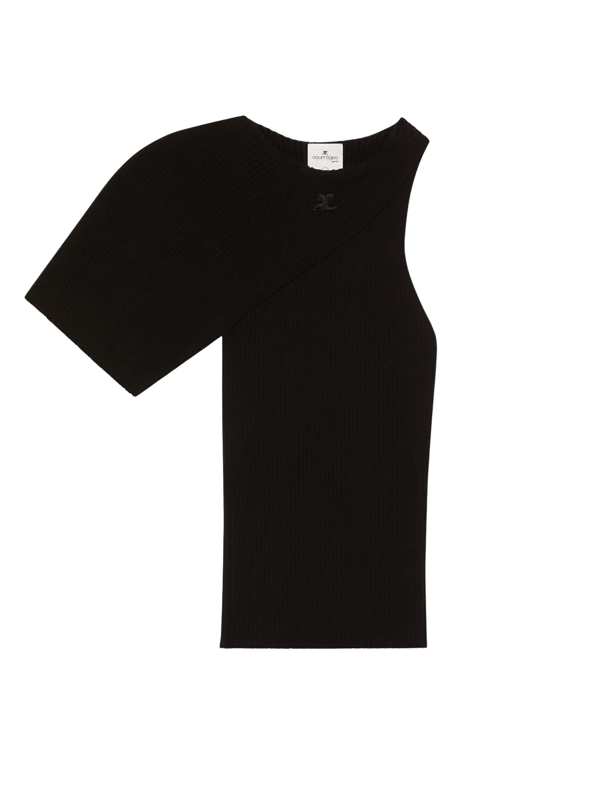 ASYMETRICAL WAVE RIB KNIT