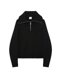 10pcs RELIQUAT 250€ / Pull trucker en laine - Black