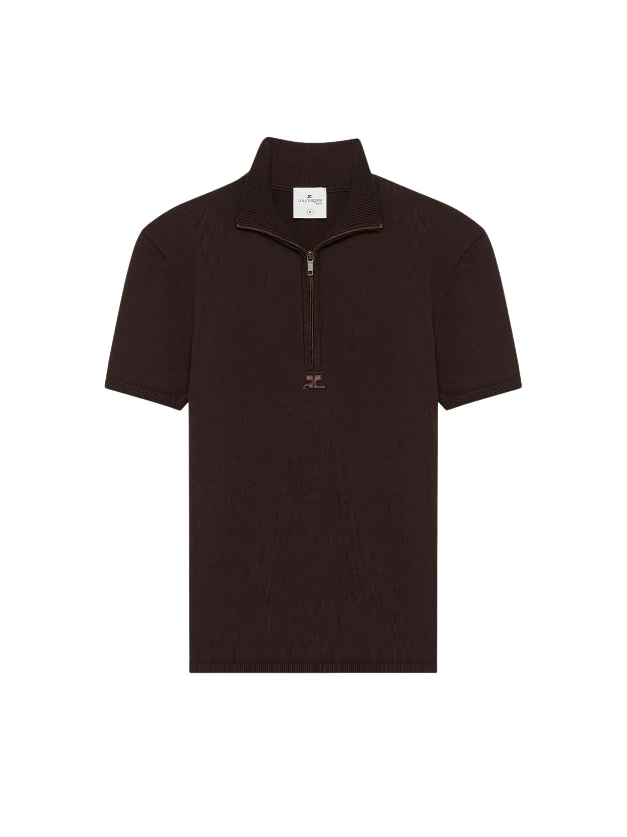 4pcs RELIQUAT 150€ / Pull col roulé zippé - Coffee