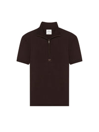 ZIPPED MOCKNECK