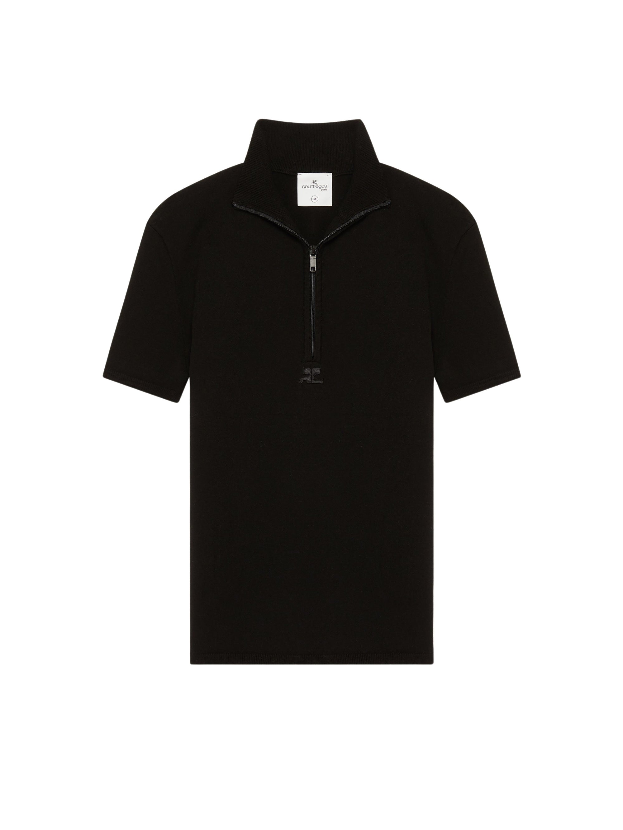 6pcs RELIQUAT 150€ / Pull col roulé zippé - Black