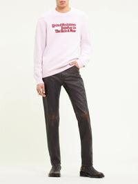 6pcs RELIQUAT 220€ / Pull résistance jacquard en laine - Powder pink & Groseille foncé