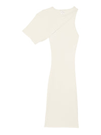 PRIX MARQUE : 120 / LONG ASYMETRICAL RIB KNIT