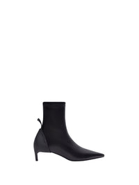 9pcs RELIQUAT 190€ / Bottines scuba en cuir stretch - Black