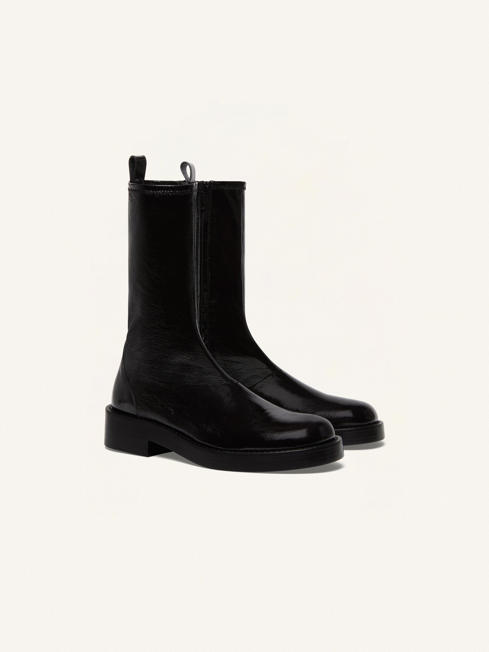 42pcs NEW / BOTTES EN VINYLE STRETCH  - Black