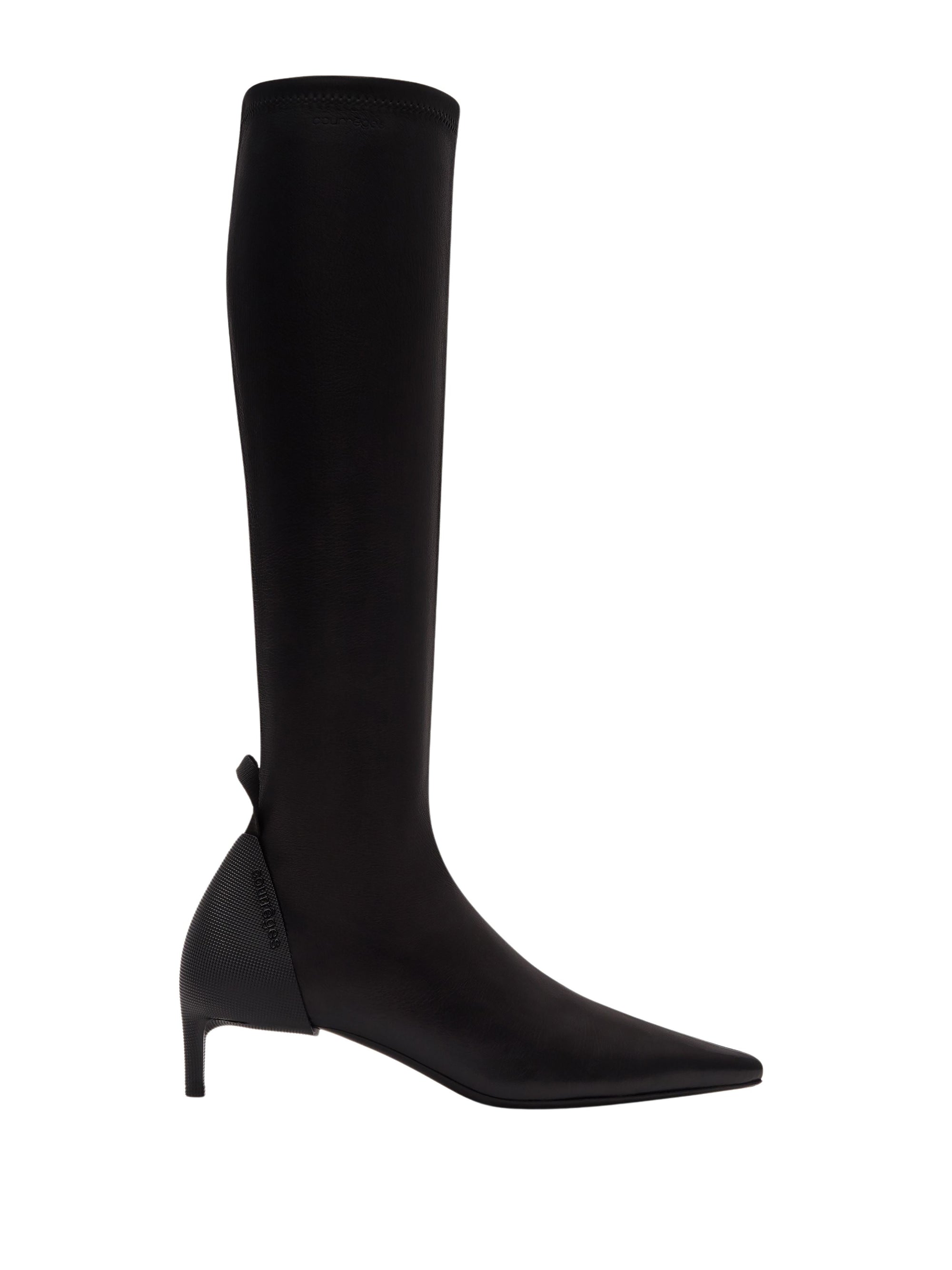 68pcs NEW / BOTTES SCUBA EN CUIR STRETCH - Black