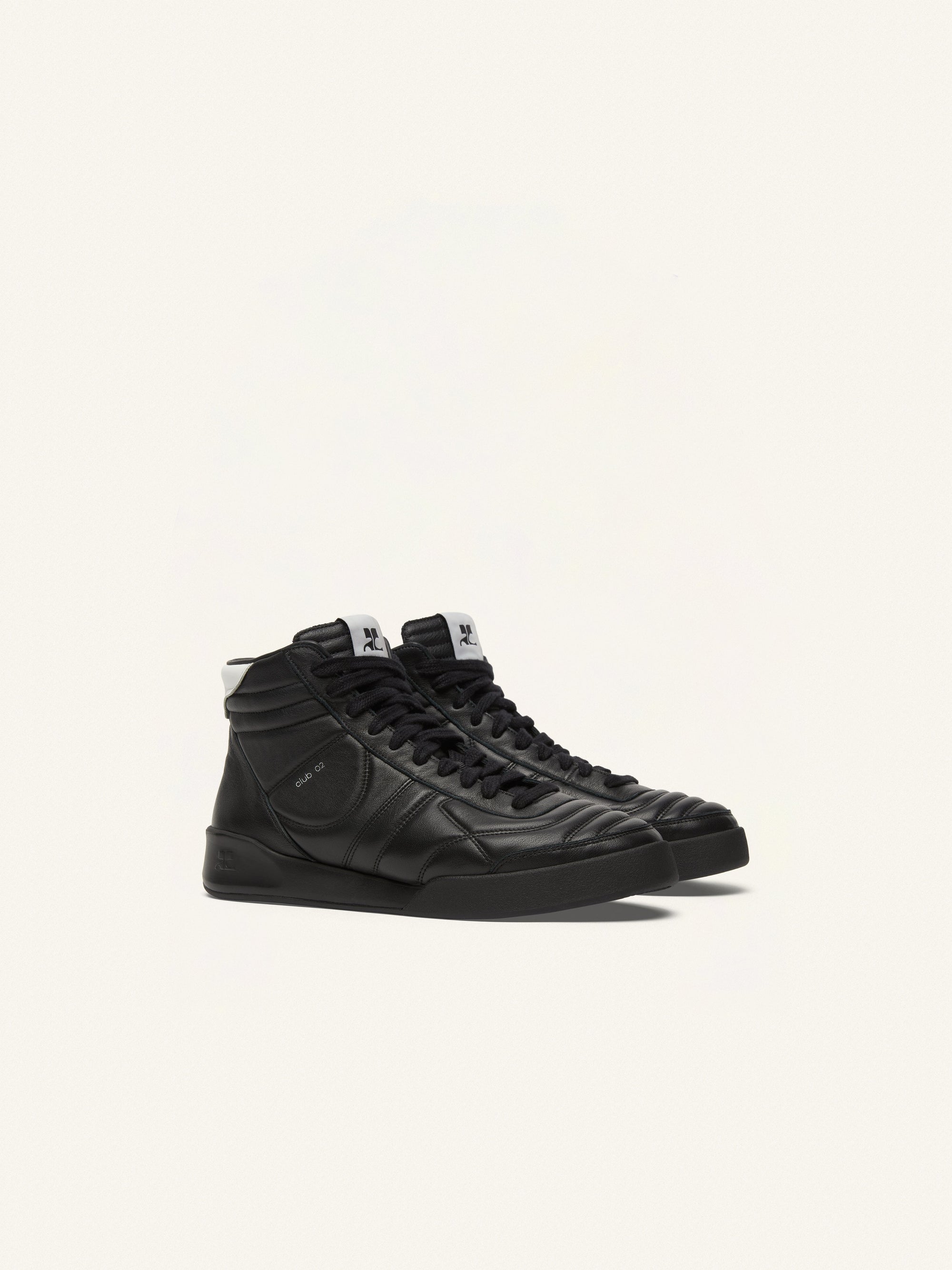 21pcs RELIQUAT 150€ / Baskets club 02 en cuir - Black
