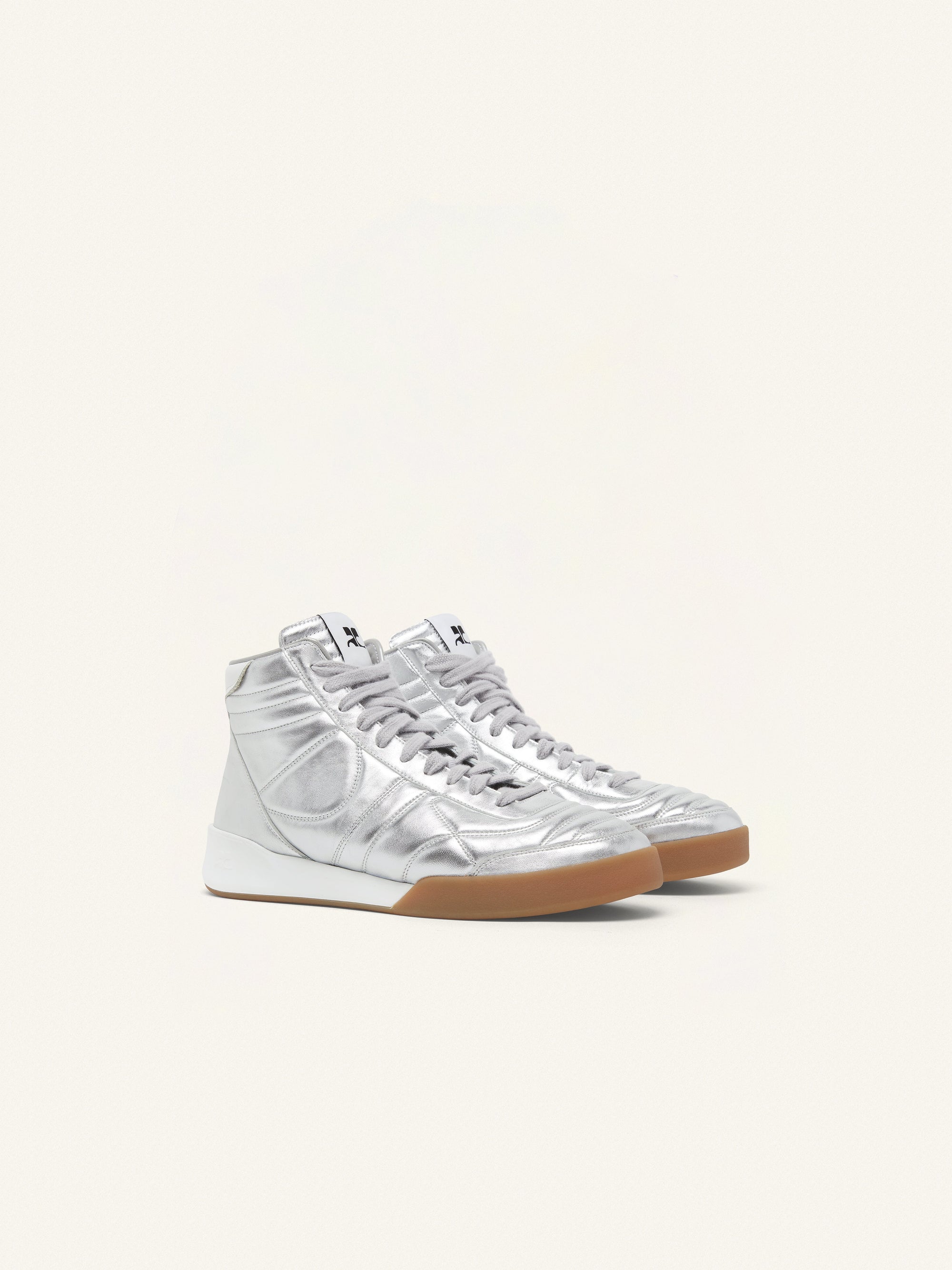 14pcs RELIQUAT 150€ / Baskets club 02 en cuir - Silver