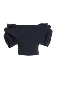 Top Erwan en soie - Black
