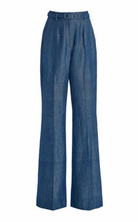 Deep Fluorite Blue / Pantalon Josh en laine - Deep Fluorite Blue