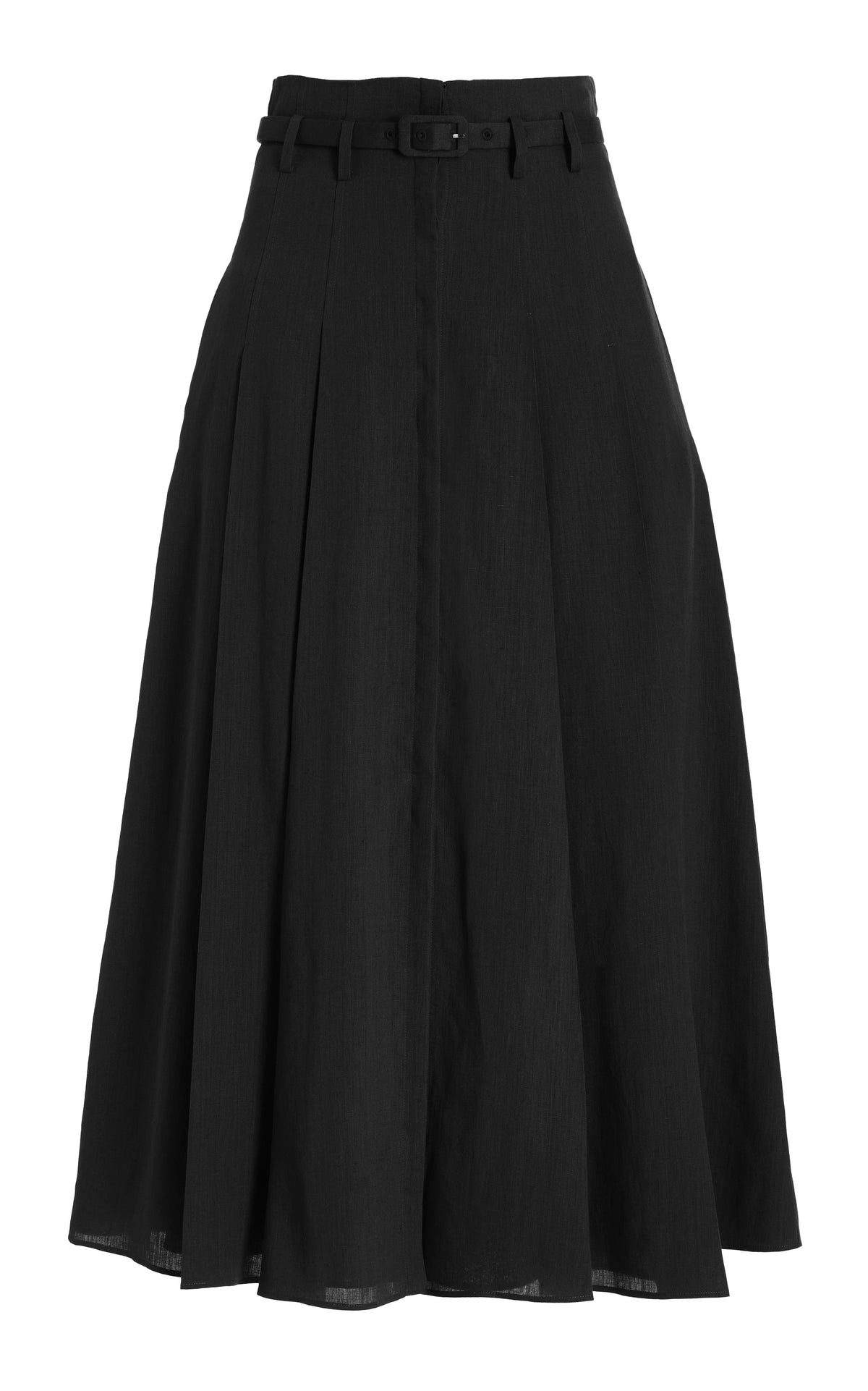 Black / Jupe Dugald en lin - Black