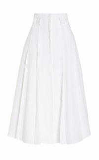 White / Jupe Dugald en lin - White