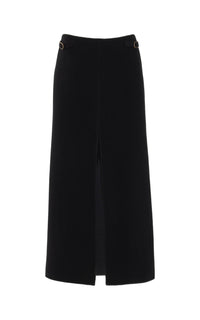 Black / Jupe Morelos en cachemire - Black
