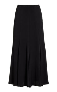 Black / Jupe Ricky en soie - Black