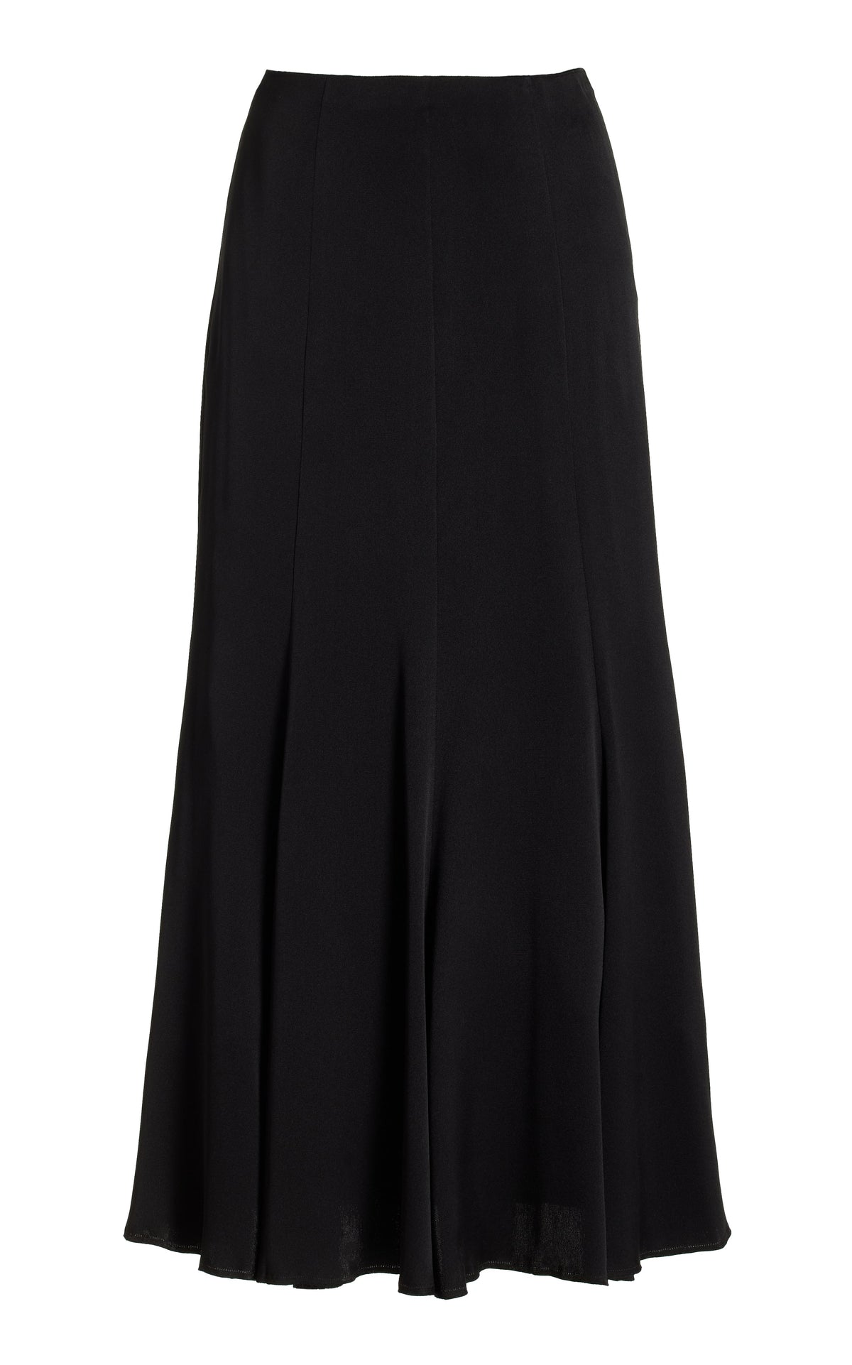 Black / Jupe Ricky en soie - Black