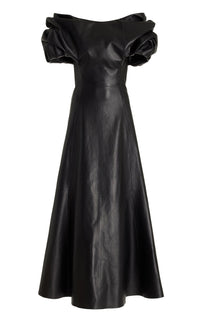 Gwyneth Dress en noir italian plonge