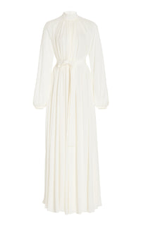 Grey Scale W & Grey / Robe Cedric en soie - Grey Scale W & Grey