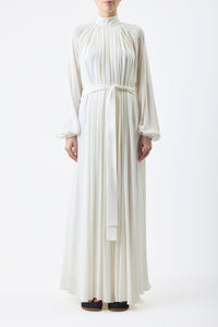 Grey Scale W & Grey / Robe Cedric en soie - Grey Scale W & Grey