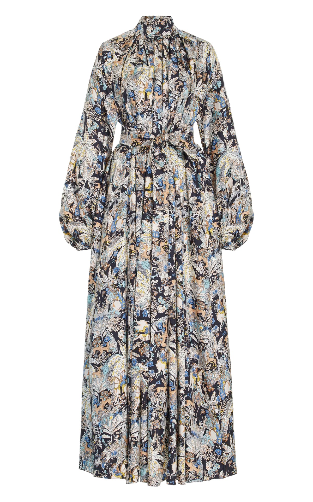 Grey Scale W & Grey / Robe Cedric en soie - Grey Scale W & Grey