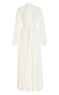 Ivory / Robe Cedric en soie - Ivory