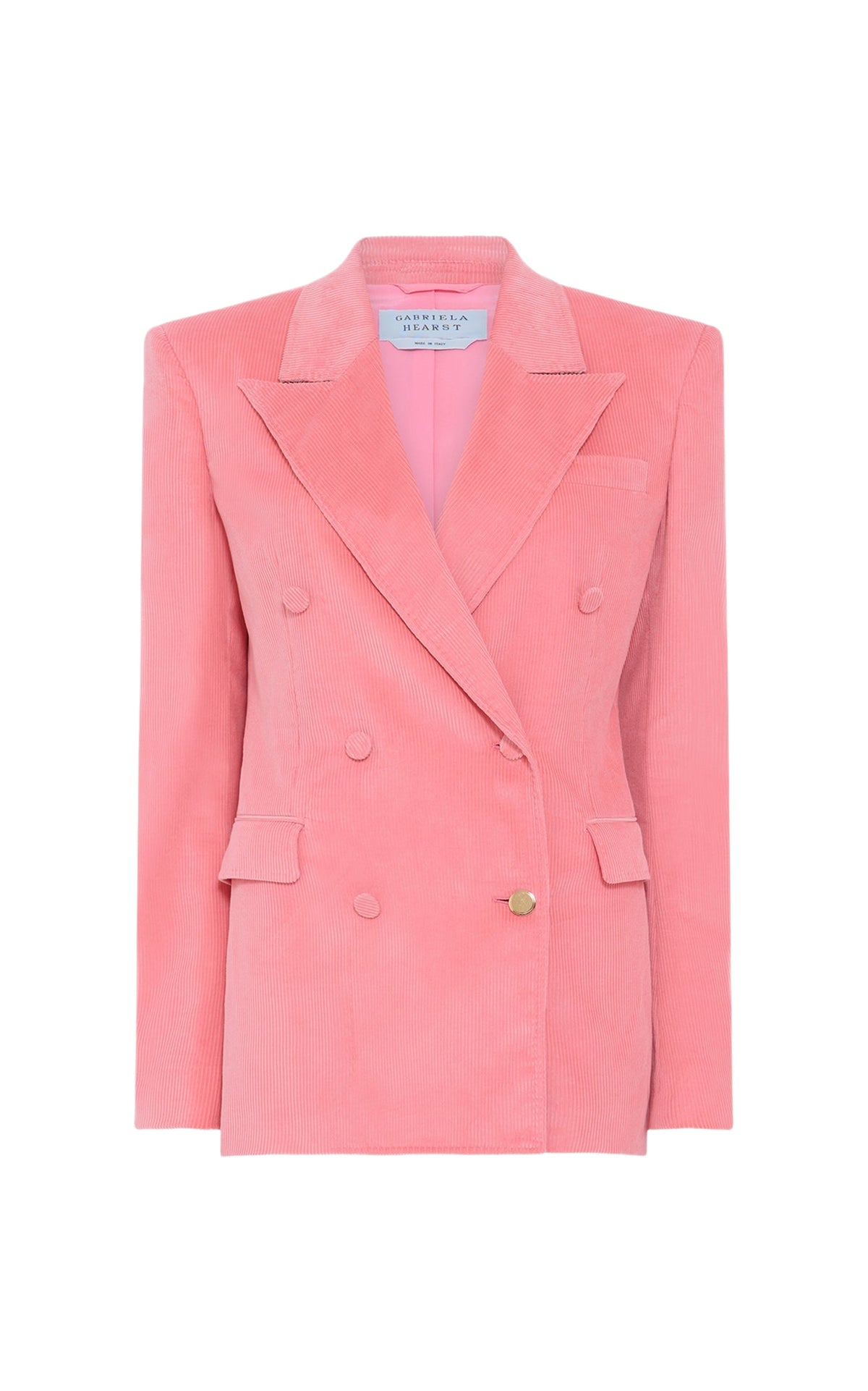 Blush / Veste blazer Gavin en laine - Blush